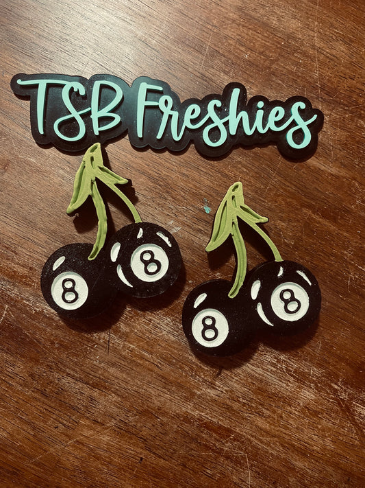 8 Ball Cherry Vent Clips