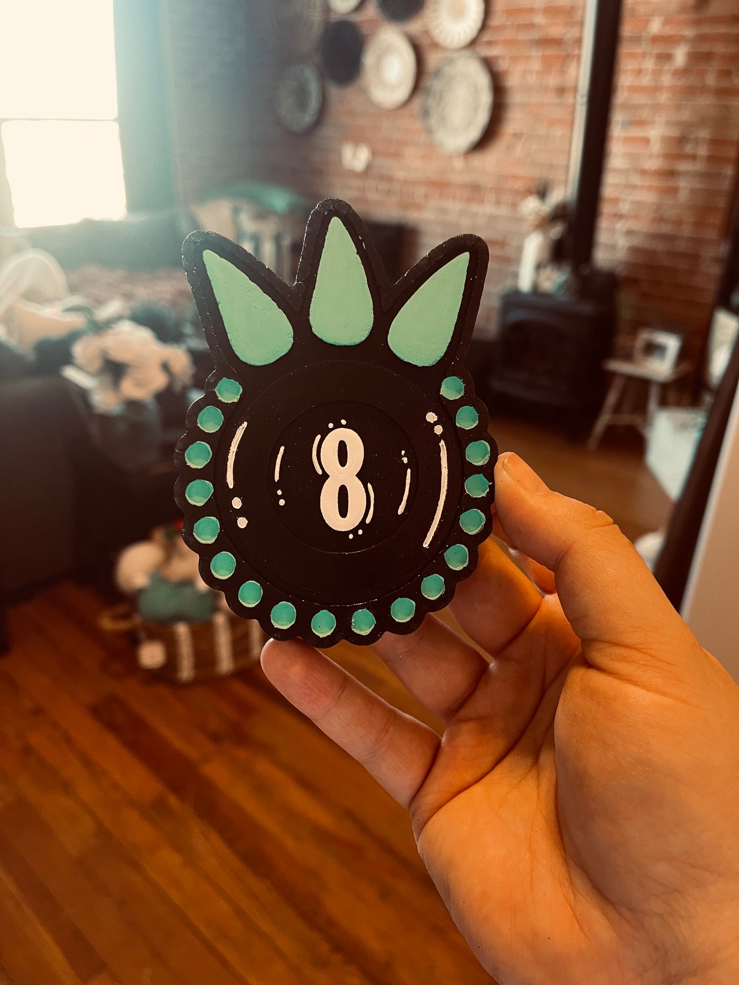 8 Ball Turquoise Squash