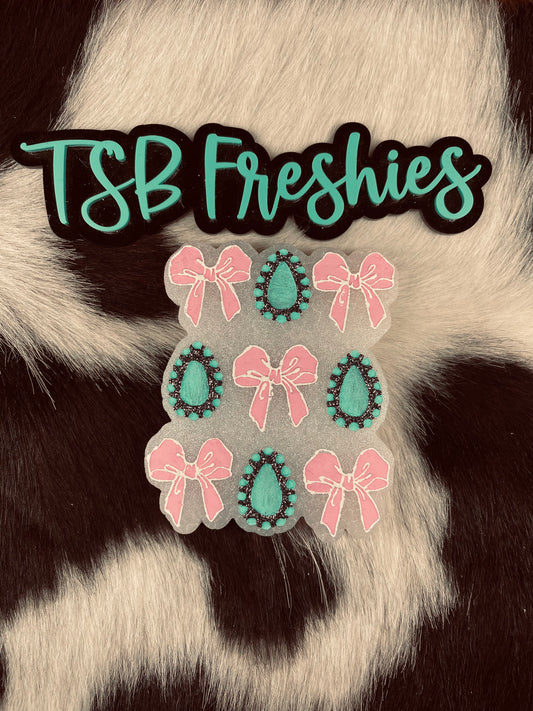 Turquoise and Bows