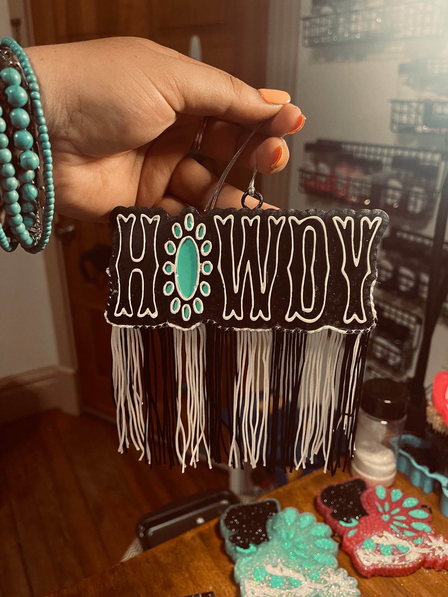 Howdy with Turquoise Concho