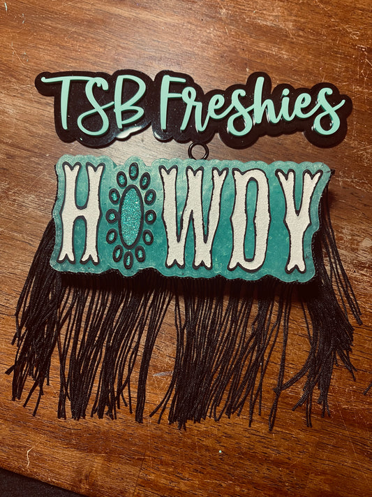 Howdy with Turquoise Concho