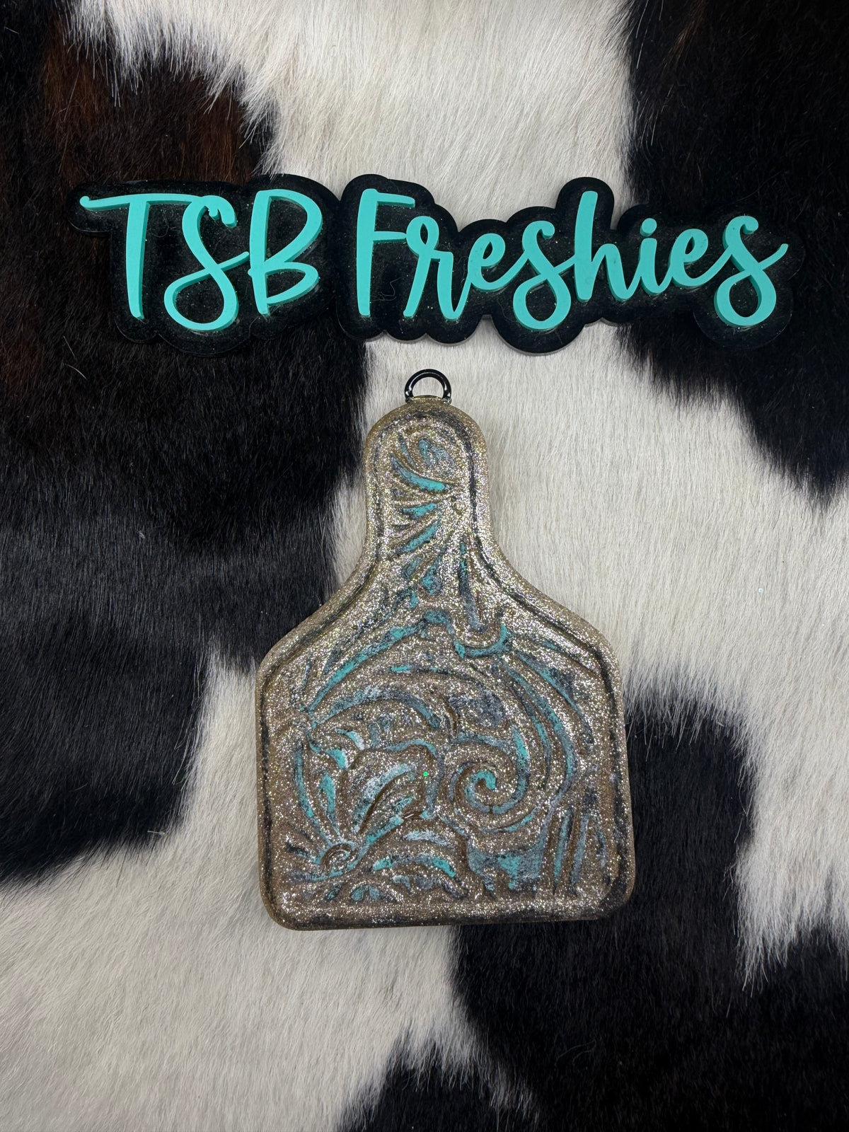 3D Tooled Cow Tag