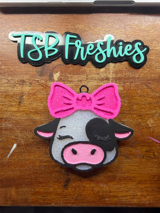 Cutie Cow with Bow