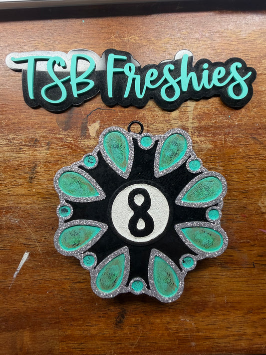 Turquoise 8 Ball